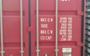 Морской грузовой контейнер 40 футов 