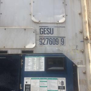 Refrigerated container Carrier 40 ft 2002 GESU927609-9