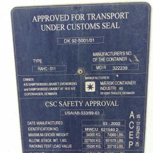 Морской контейнер холодильник 40 футов ThermoKing