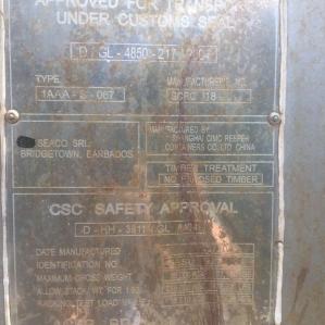 Refrigerated container Carrier 40 ft 2002 GESU927609-9