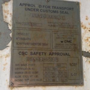 Reefer container Сarrier 40 feet 2000 Odessa reeferc1043