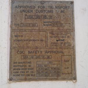 Reefer container Сarrier 40 feet 2001 Odessa reeferc1005