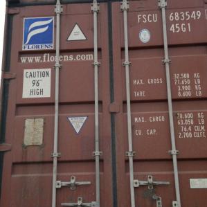 Dry container 40 feet1 2003