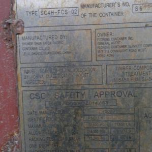 Dry container 40 feet1 2003