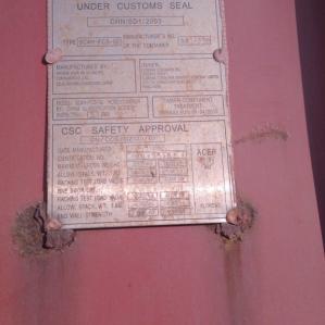 Сухой контейнер 40 футов 2003 Одесса FSCU 683866-4