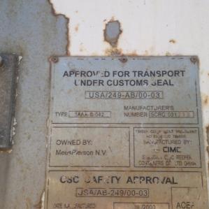 Reefer container Сarrier 40 feet 2000 Odessa reeferc1037