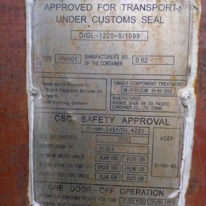 Dry container 40 feet 2002 21